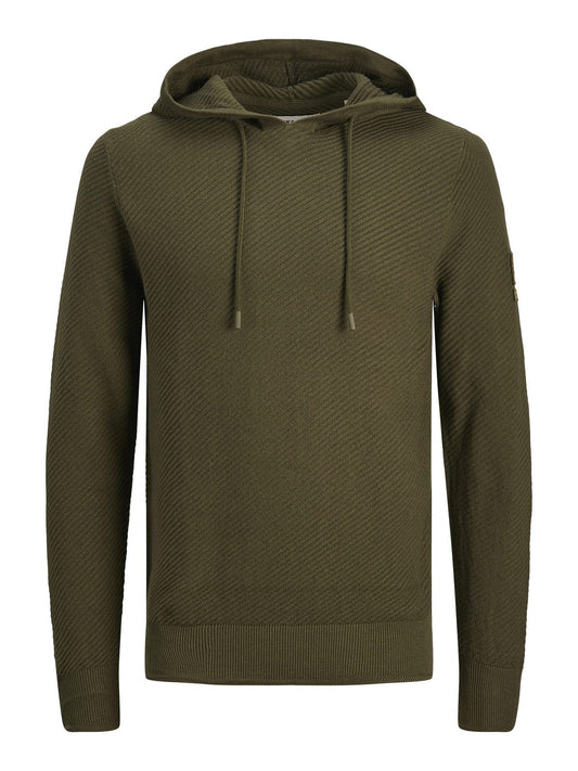 Sudadera básica - JCOCLASSIC Verde oliva