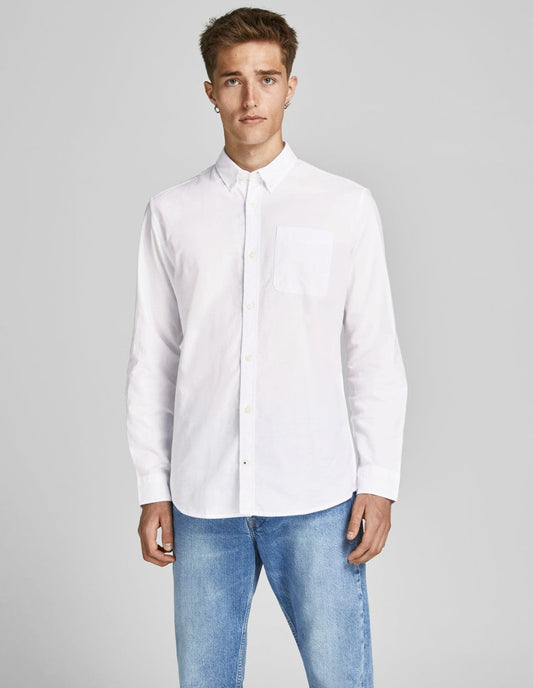 Camisa Oxford - Blanco