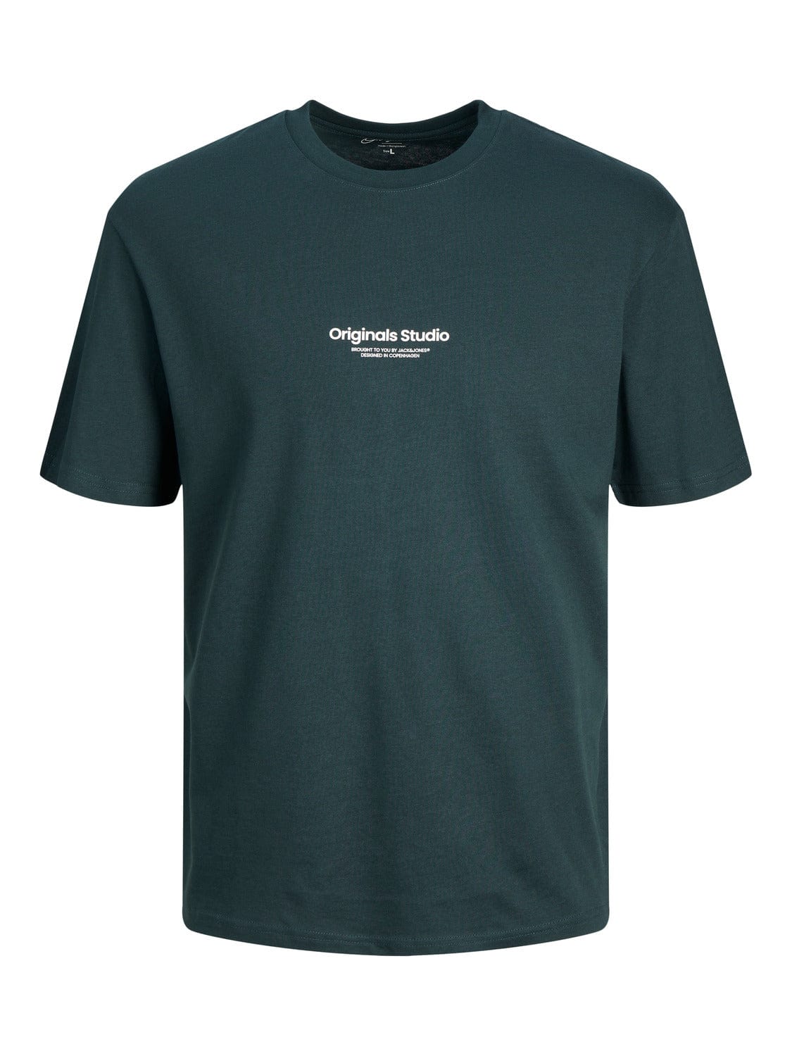 Camiseta de manga corta verde oscuro - JORVESTERBRO