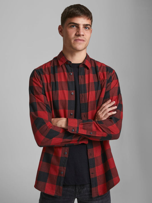 Camisa de cuadros roja -GINGHAM