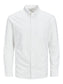 Camisa blanca con bolsillo-JPRBLUBROOK