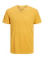 Camiseta de manga corta amarilla JJESPLIT