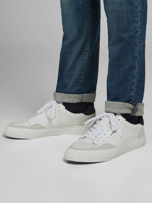 Zapatillas estilo retro blancas -JFWMORDEN COMBO