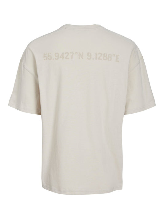 Camiseta estampado espalda básica blanca - JCOTWILL