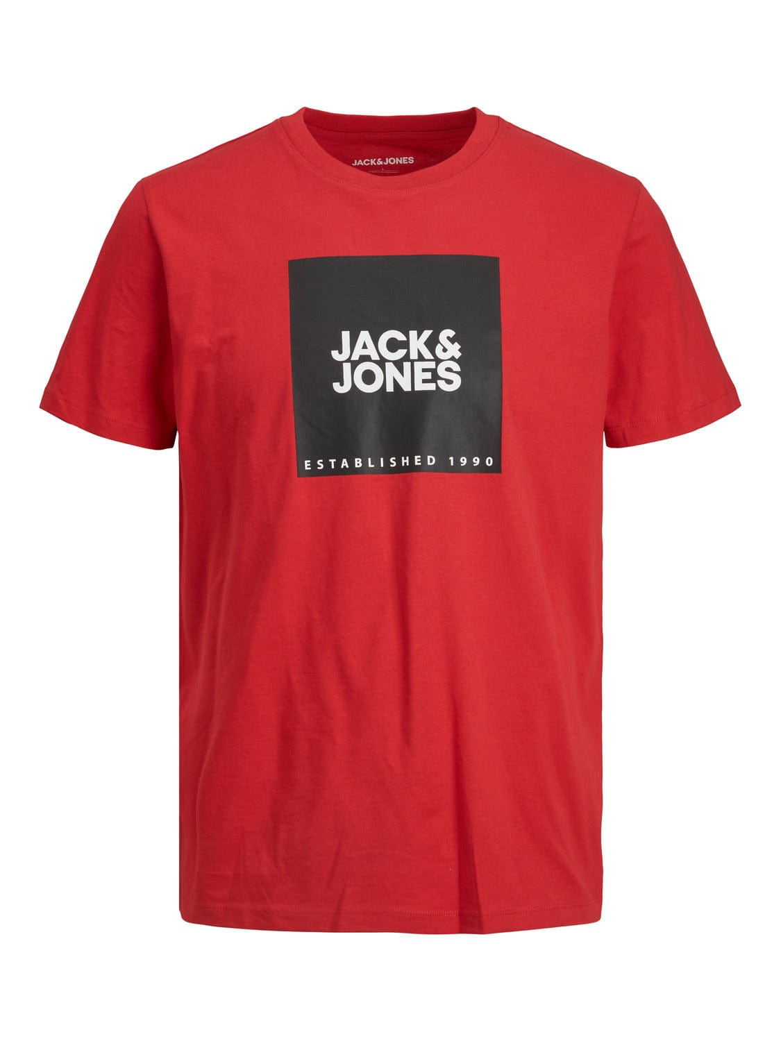 Camiseta de manga corta con logo en parte delantera rojo LOCK