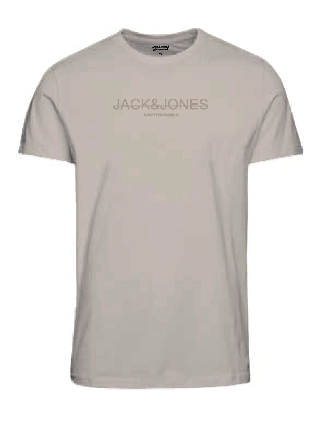 Camiseta de manga corta con logo beige - JORWAVEN