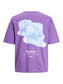 Camiseta de algodón con estampado morada EVERYDAYBACK