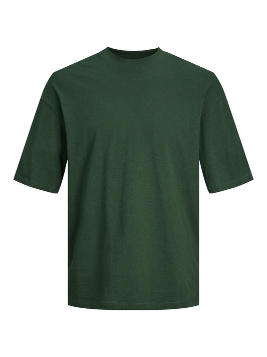 Camiseta manga corta verde oliva -JJETIMO