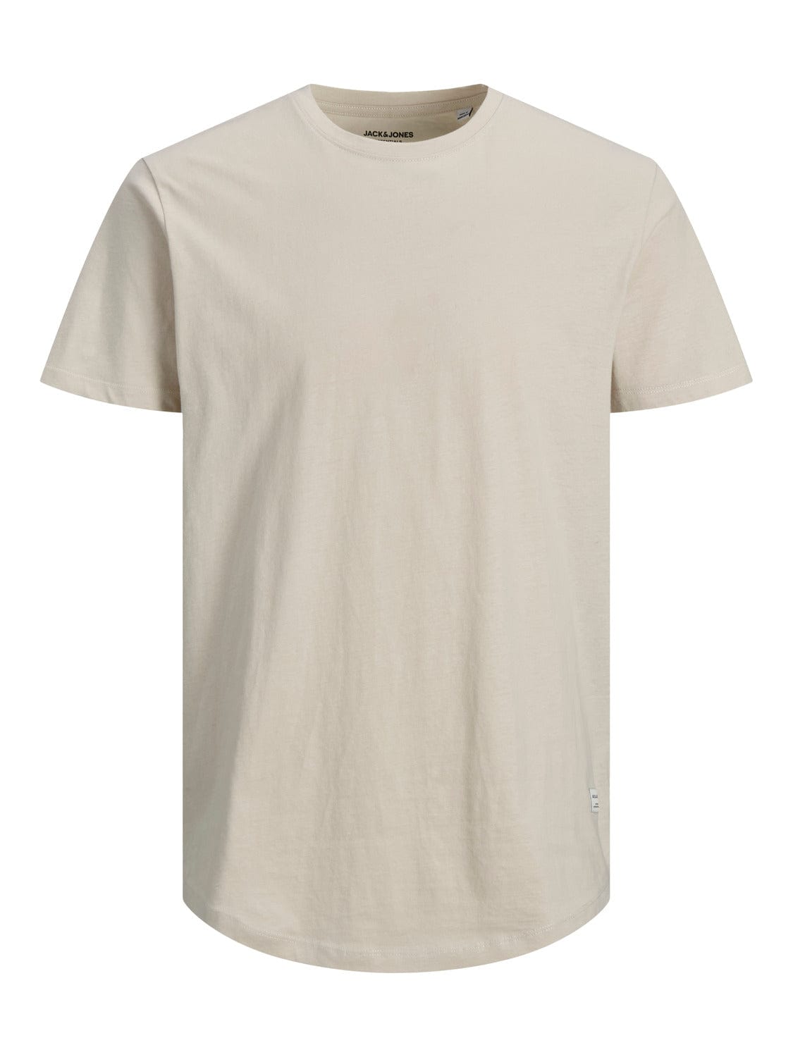 Camiseta hombre básica algodón beige Noa