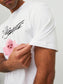 Camiseta de manga corta blanca FLUID