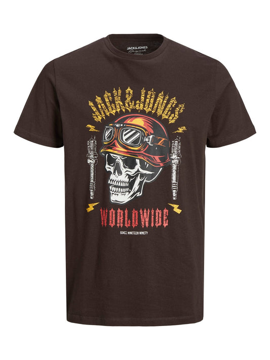 Camiseta Captain - Marrón