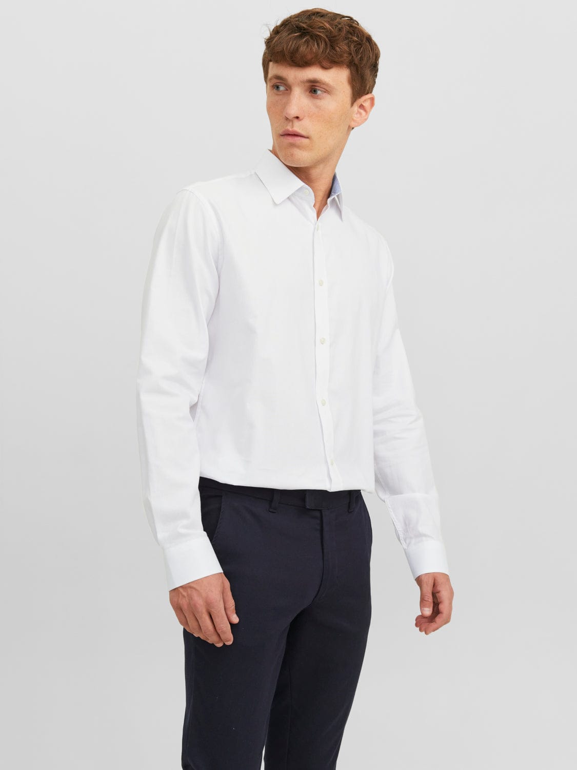 Camisa de manga larga blanca - JPRBLABELFAST