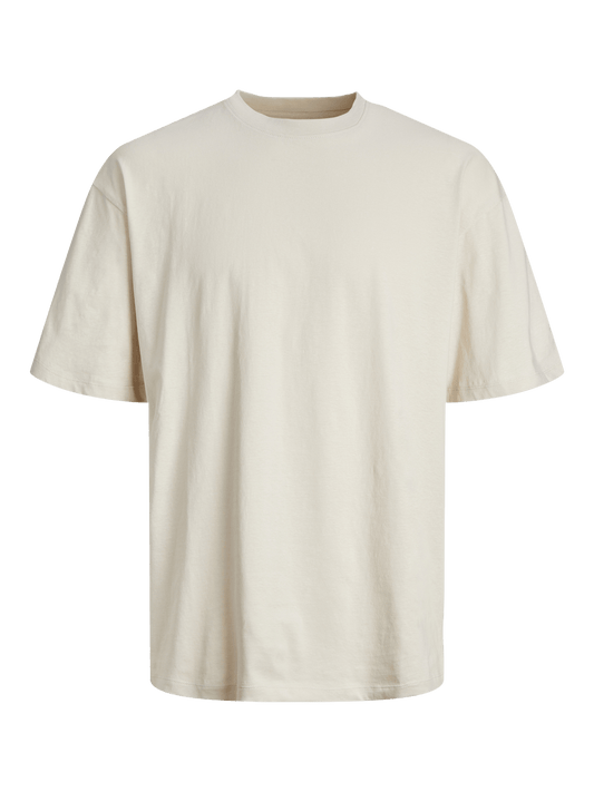 Camiseta manga corta beige -JJEBRADLEY