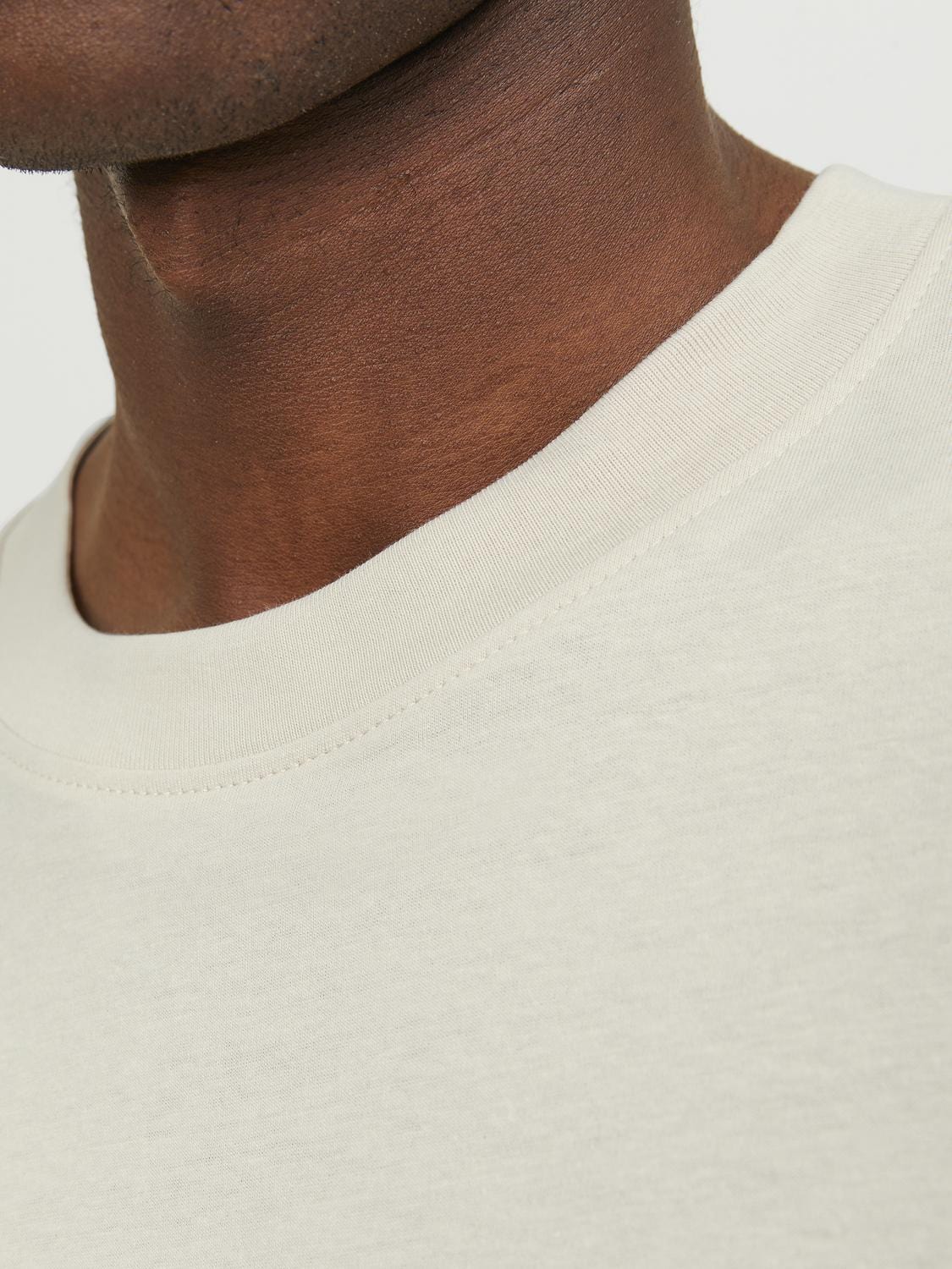 Camiseta manga corta beige -JJEBRADLEY