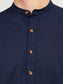 Camisa lino azul - JJESUMMER