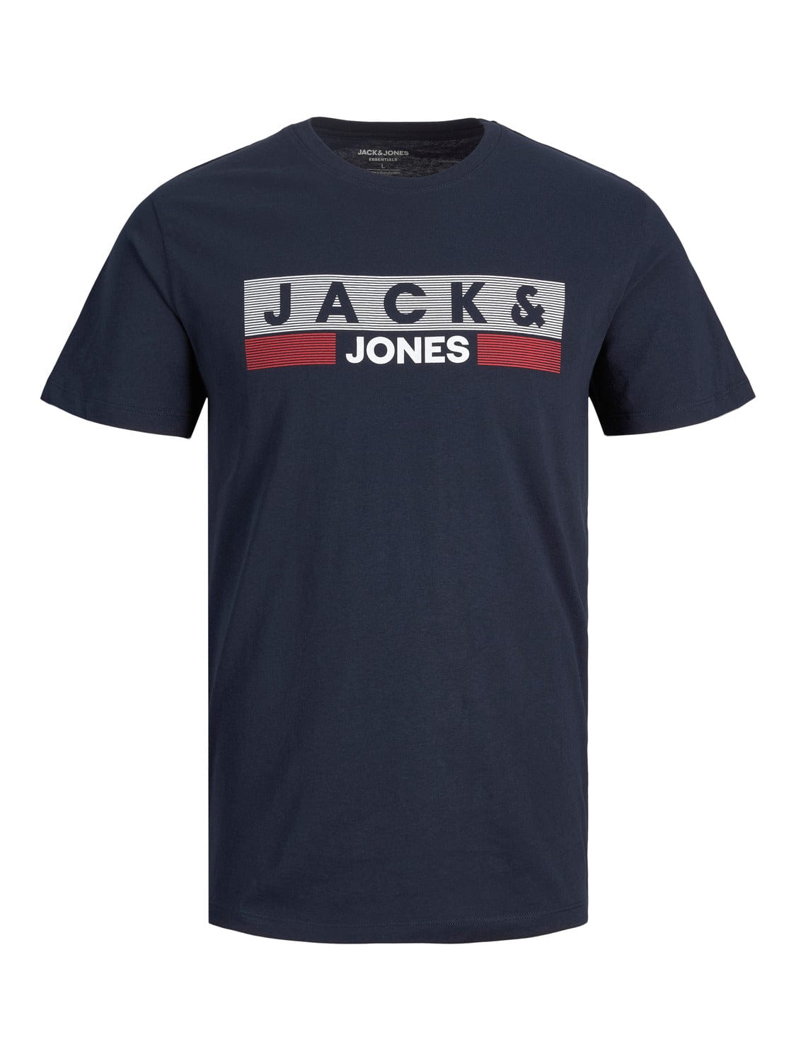 Camiseta logo azul marino -JJECORP