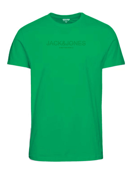 Camiseta de manga corta con logo verde - JORWAVEN