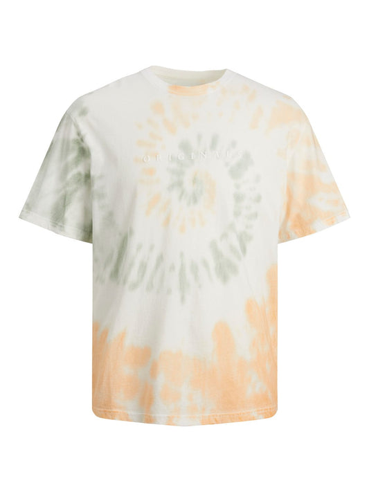 Camiseta tie-dye de algodón espiral - JORCOPENHAGEN