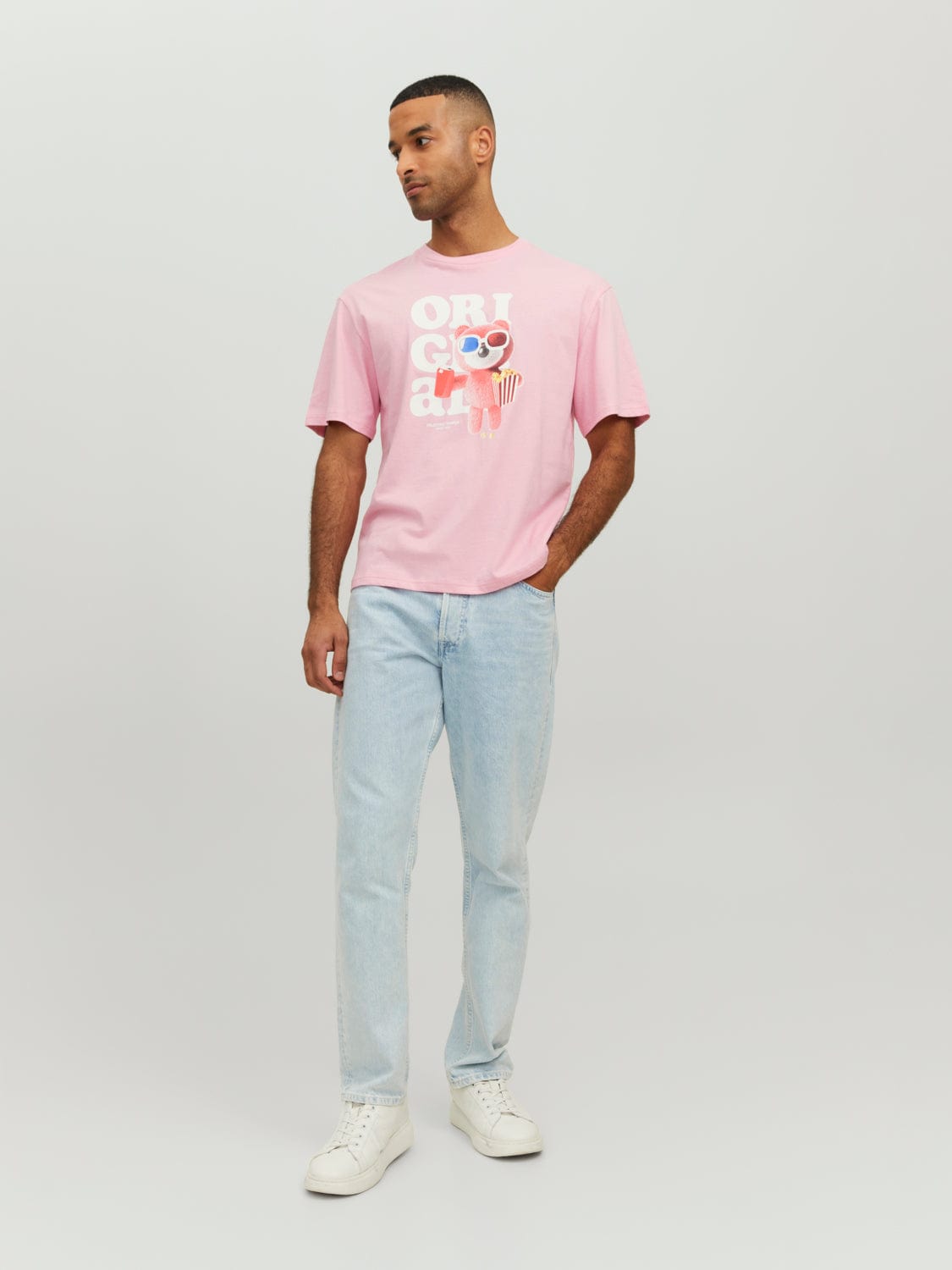 Camiseta de manga corta rosa FLUID
