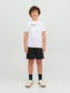 Camiseta JUNIOR  de manga corta blanca- JJNEO