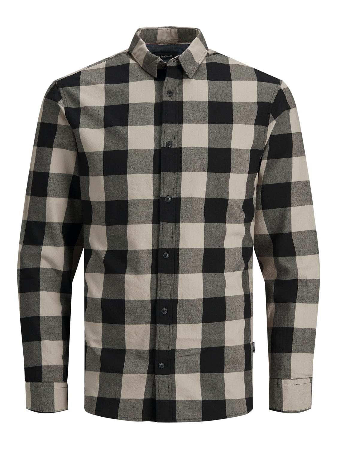 Camisa cuadros beige - JJEGINGHAM