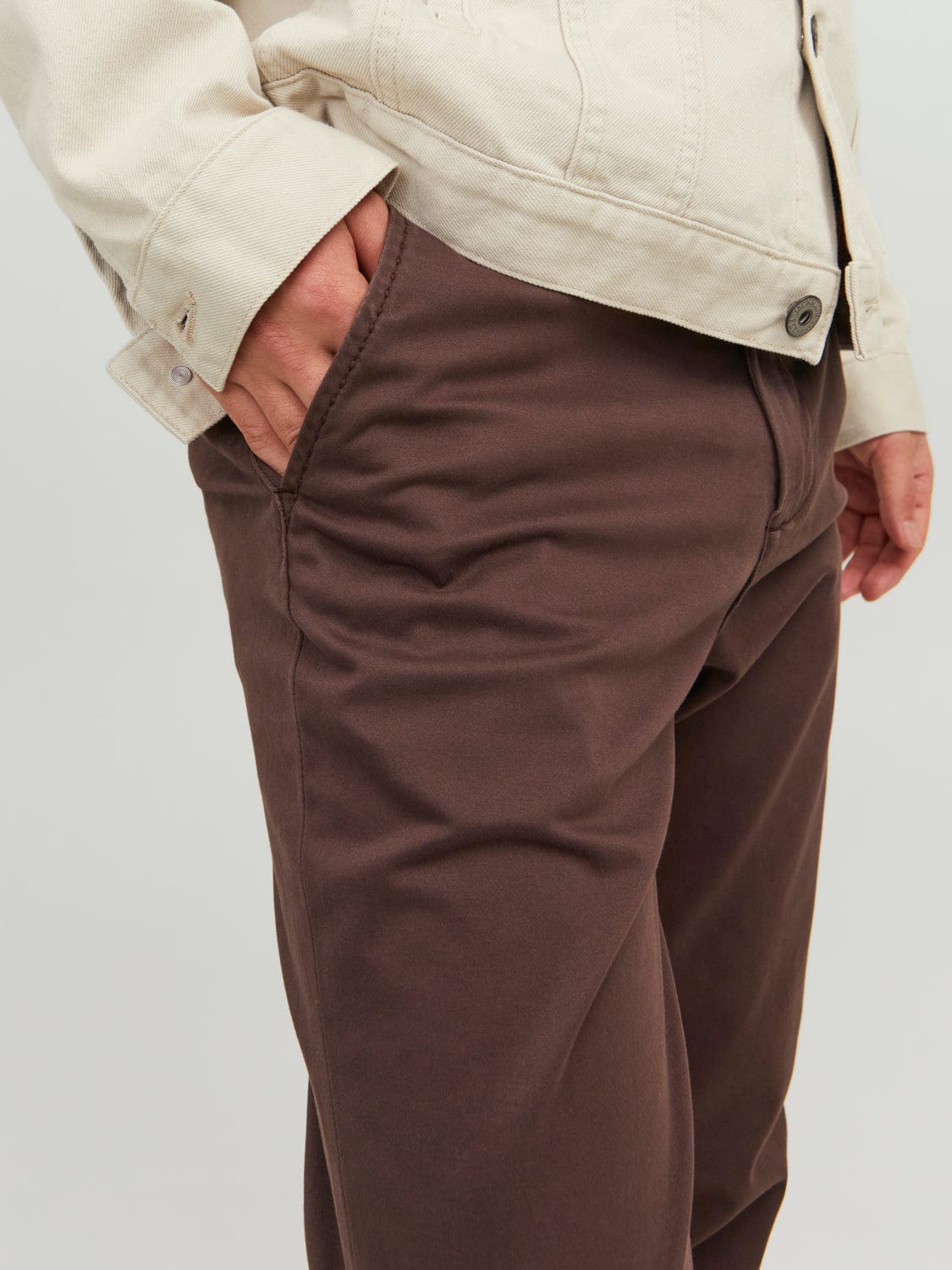 Pantalones chinos marrones - JPSTMARCO