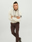 Chaqueta con capucha beige - JJEBASIC