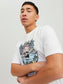 Camiseta de manga corta Bright White- JORBEACHBONE