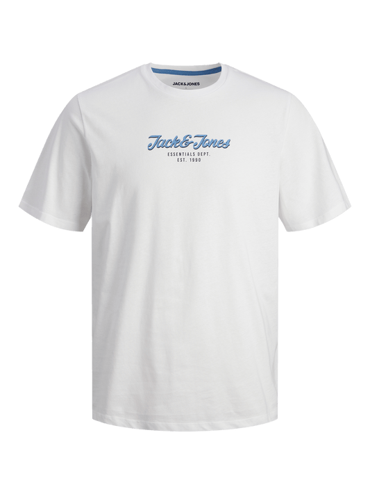 Camiseta manga corta con logo blanca - JJHENRY