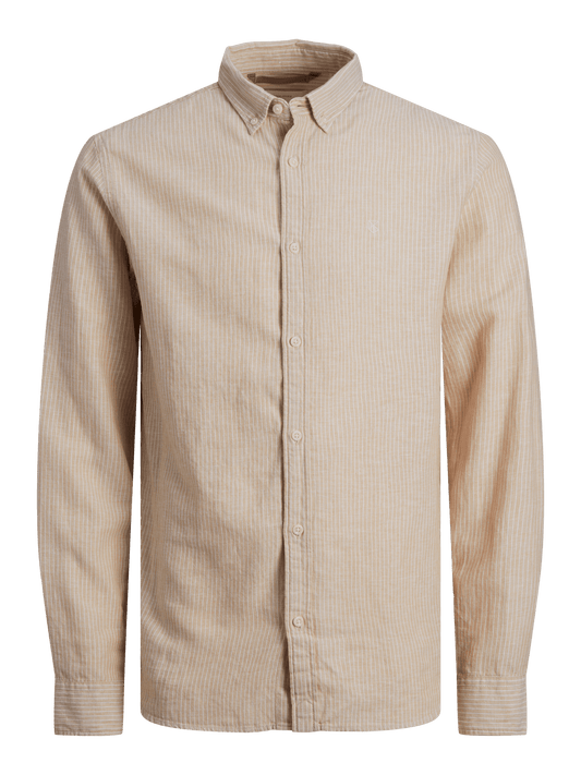 Camisa de lino blanca - JPRCCMAZE