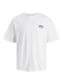 Camiseta oversized estampada blanca -JORBREAKFAST