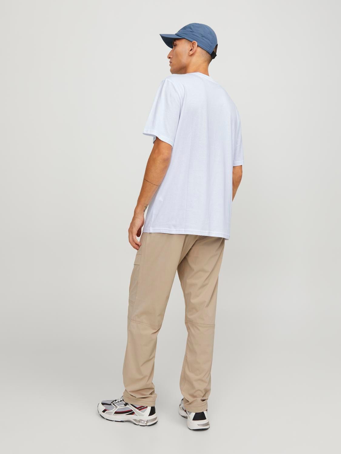 Camiseta manga corta con logo blanca -JCOLOGAN