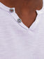 Camiseta cuello pico morada - JJESPLIT