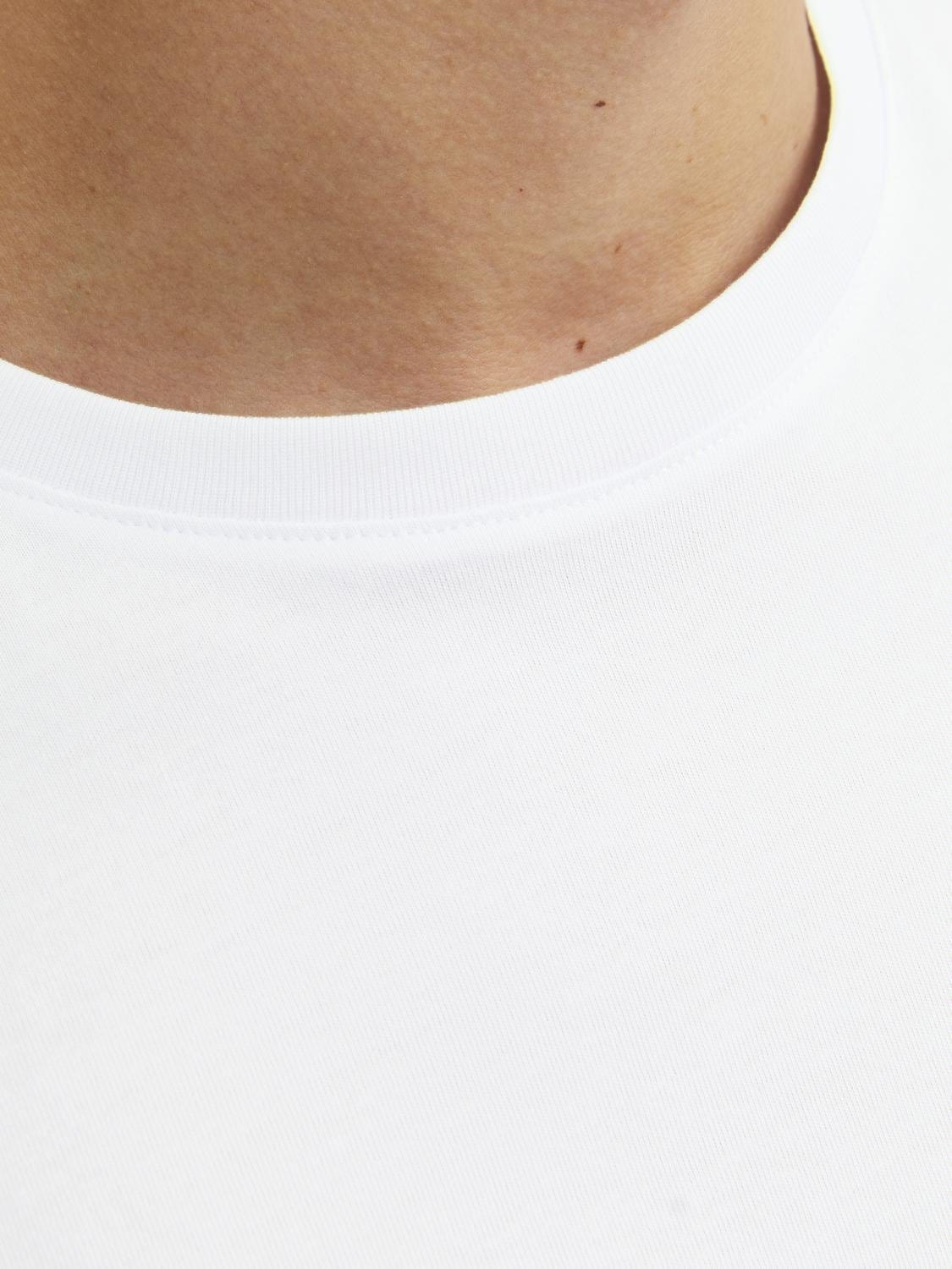 Camiseta con logo blanca -  JJECORP LOGO TEE PLAY SS O-NECK NOOS