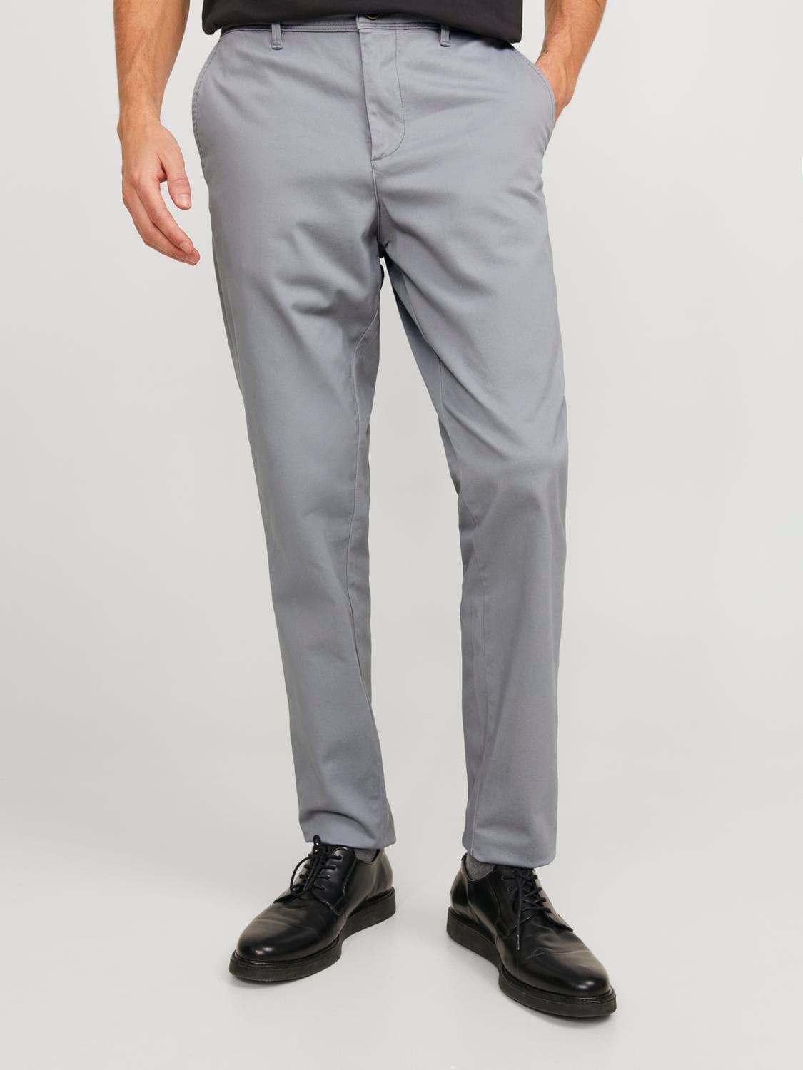 Pantalón chino gris - JPSTMARCO JJBOWIE NOOS