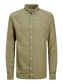 Camisa lino marrón - JPRCCMAZE