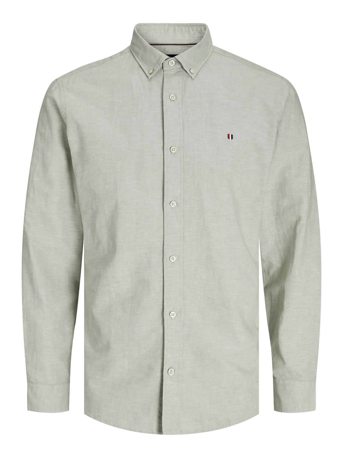 Camisa Lino verde - JPRBLUSUMMER