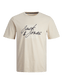 Camiseta manga corta beige -JJZURI
