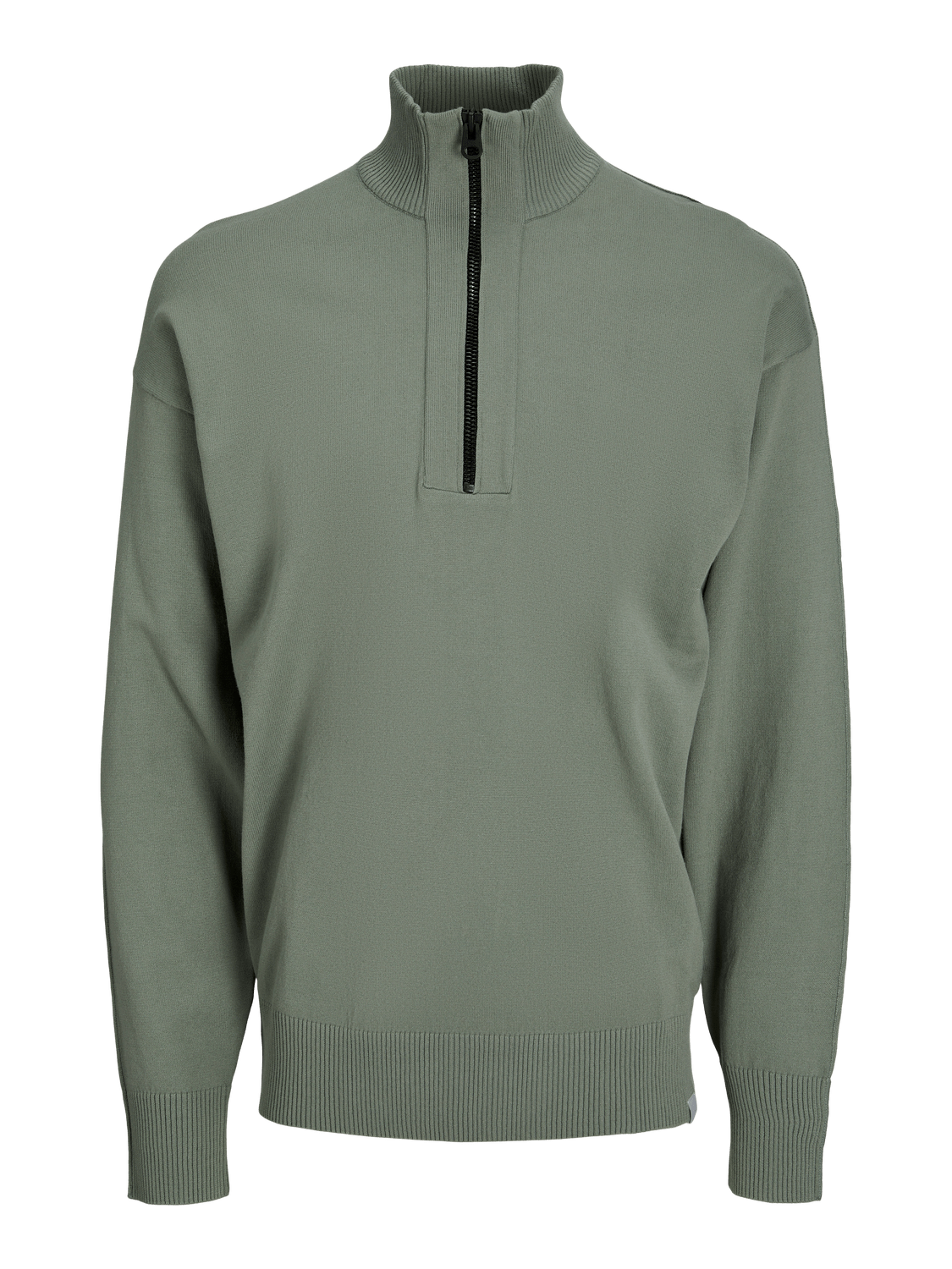 Jersey verde con cremallera -JCOCOLLECTIVE