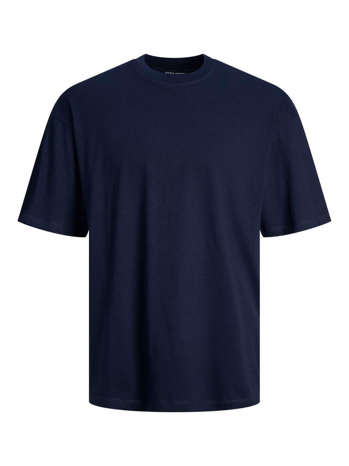 Camiseta básica manga corta azul marino- JJEBRADLEY