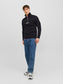 Sudadera con cremallera negra - JORVESTERBRO