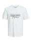 Camiseta de algodón con logo blanca - JORSPLASH