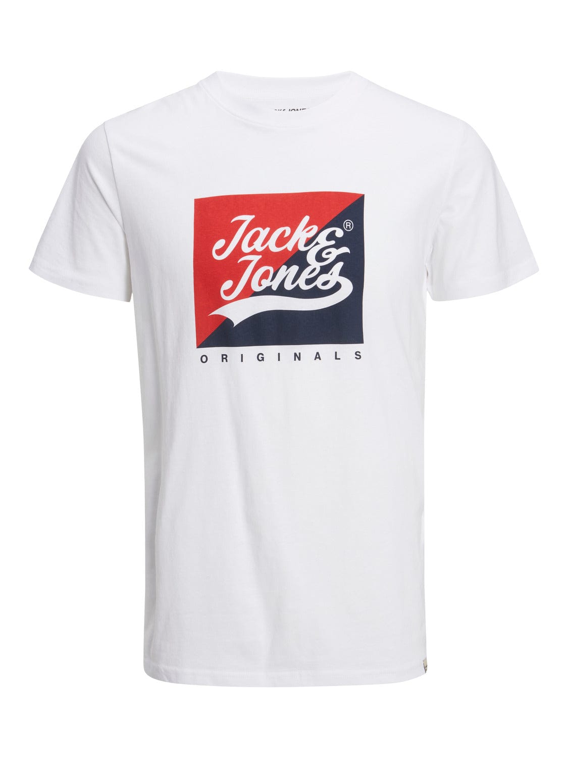 Camiseta de manga corta con logo blanca BECKSS