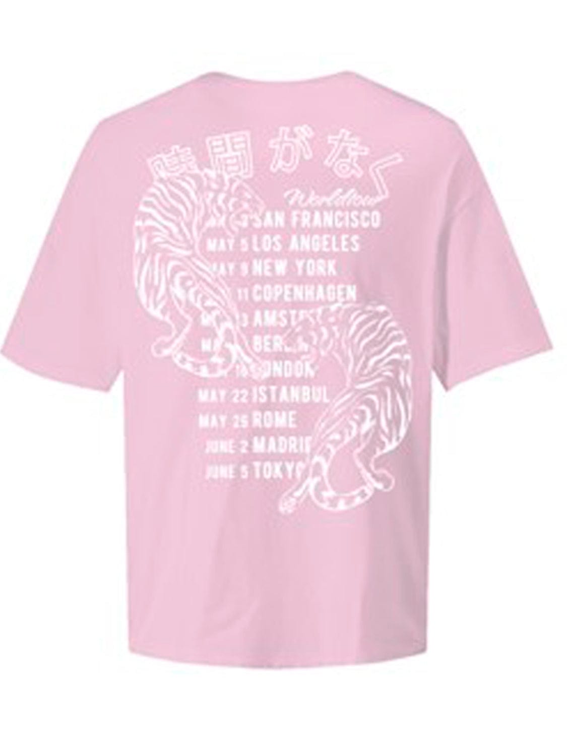 Camiseta rosa claro con diseño JORTORA