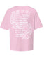 Camiseta rosa claro con diseño JORTORA