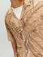 Camisa estampada beige - JPRBLUREX