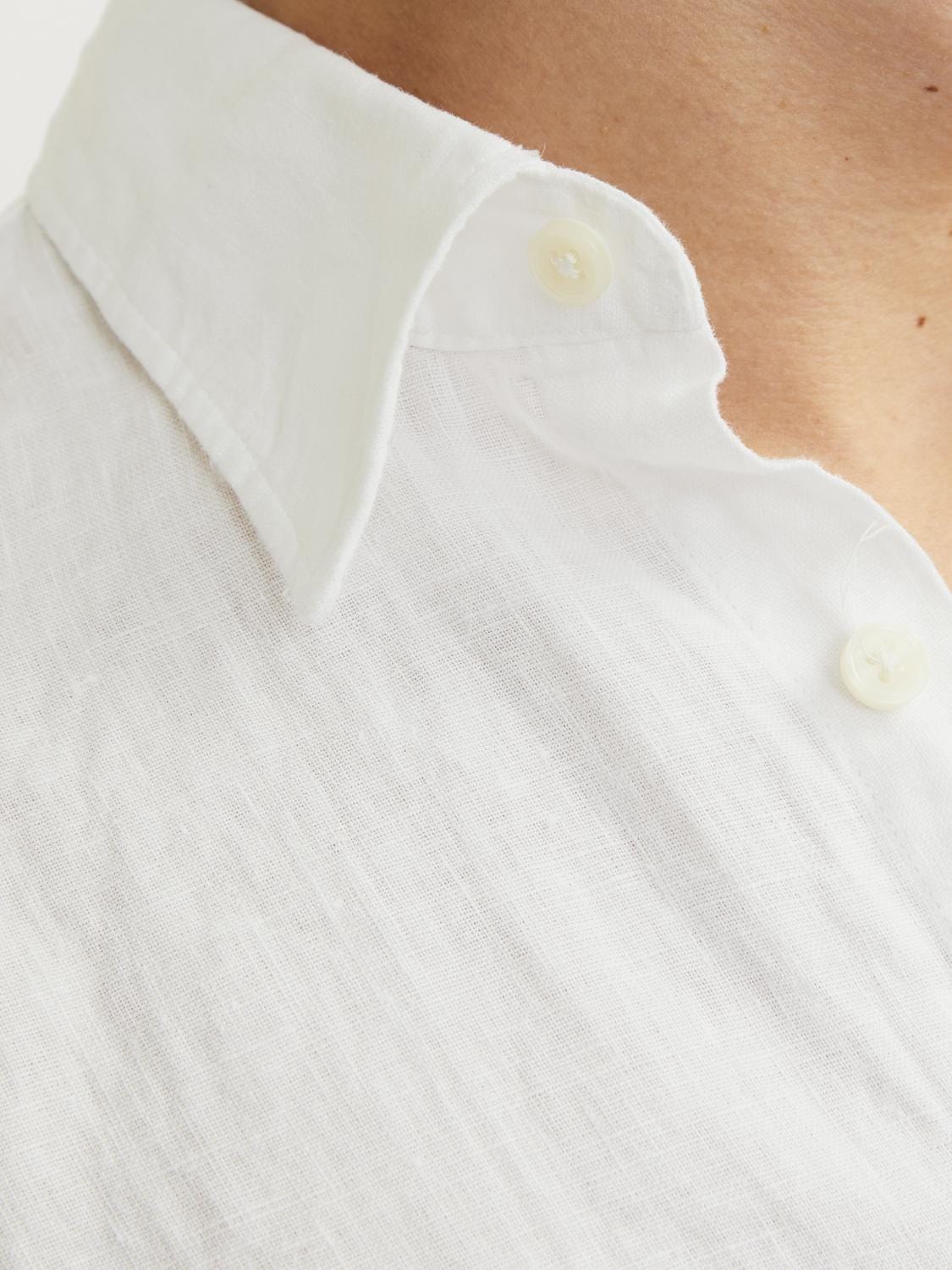 Camisa lino blanca - JPRCCLAWRENCE