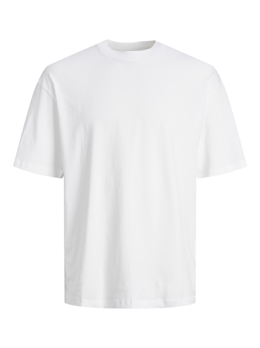 Camiseta manga corta blanca básica-JJEBRADLEY