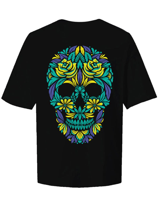 Camiseta de manga corta estampado en la espalda - JORBRIDGEZ Negro