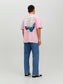 Camiseta de algodón estampada rosa - JOREXOTIC